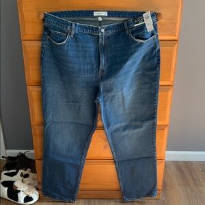 A&F womens 90’s straight ultra high curve love jeans